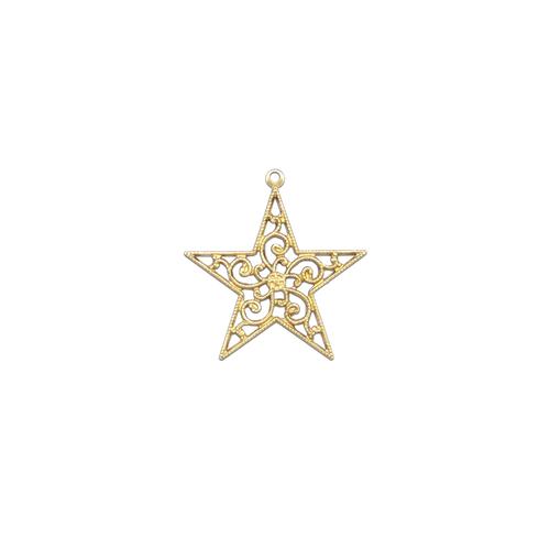 Filigree Star - Item # G06968-1R - Salvadore Tool & Findings, Inc.