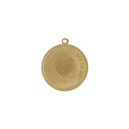 Heart Charm - Item # S3292 - Salvadore Tool & Findings, Inc.