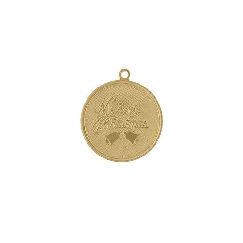 Merry Christmas Charm - Item # S3498 - Salvadore Tool & Findings, Inc.
