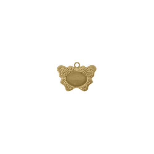 Butterfly Charm w/setting - Item # SG3915R - Salvadore Tool & Findings, Inc.