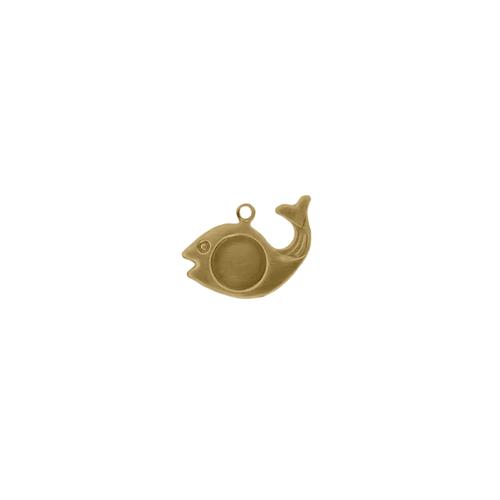 Whale Charm w/setting - Item # SG3917R - Salvadore Tool & Findings, Inc.