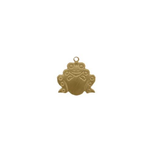 Frog/Toad Charm w/setting - Item # SG3918R - Salvadore Tool & Findings, Inc.