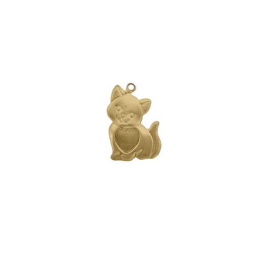 Cat Charm w/setting - Item # SG3920R - Salvadore Tool & Findings, Inc.