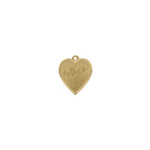 Alice Heart Charm - Item # SG3959R/01 - Salvadore Tool & Findings, Inc.