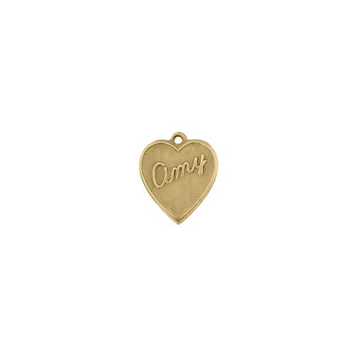 Amy Heart Charm - Item # SG3959R/02 - Salvadore Tool & Findings, Inc.