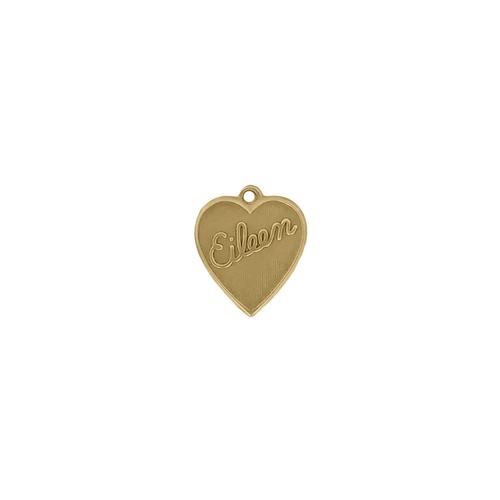 Eileen Heart Charm - Item # SG3959R/21 - Salvadore Tool & Findings, Inc.