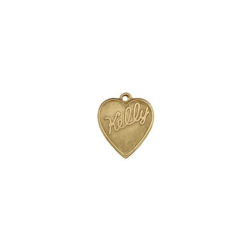 Kelly Heart Charm - Item # SG3959R/40 - Salvadore Tool & Findings, Inc.
