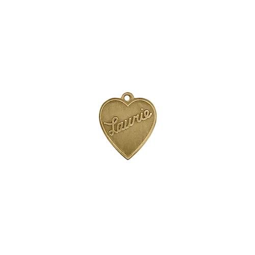 Laurie Heart Charm - Item # SG3959R/42 - Salvadore Tool & Findings, Inc.