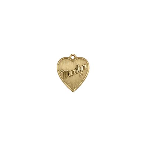 Marilyn Heart Charm - Item # SG3959R/52 - Salvadore Tool & Findings, Inc.