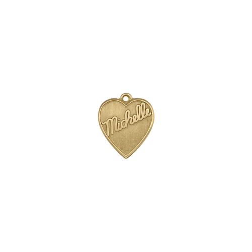 Michelle Heart Charm - Item # SG3959R/56 - Salvadore Tool & Findings, Inc.