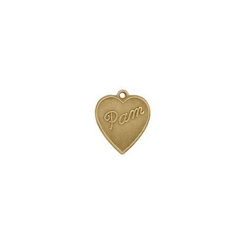 Pam Heart Charm - Item # SG3959R/58 - Salvadore Tool & Findings, Inc.