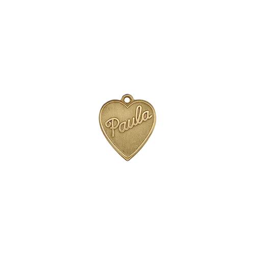 Paula Heart Charm - Item # SG3959R/60 - Salvadore Tool & Findings, Inc.