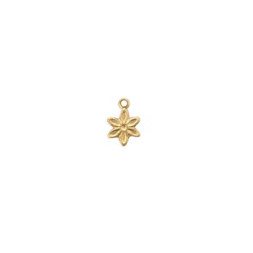 Flower charm - Item # S4000 - Salvadore Tool & Findings, Inc.