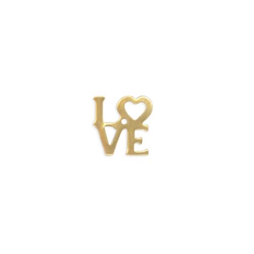 Love w/heart - Item # S5652 - Salvadore Tool & Findings, Inc.