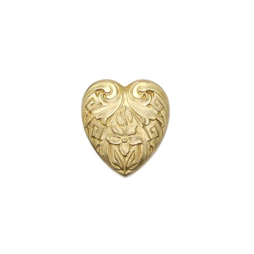 Floral Heart - Item # SG5664 - Salvadore Tool & Findings, Inc.