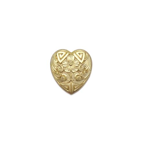 Floral Heart - Item # SG5665 - Salvadore Tool & Findings, Inc.