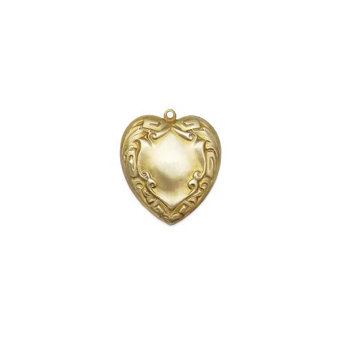 Ornate Heart - Item # SG5672R - Salvadore Tool & Findings, Inc.