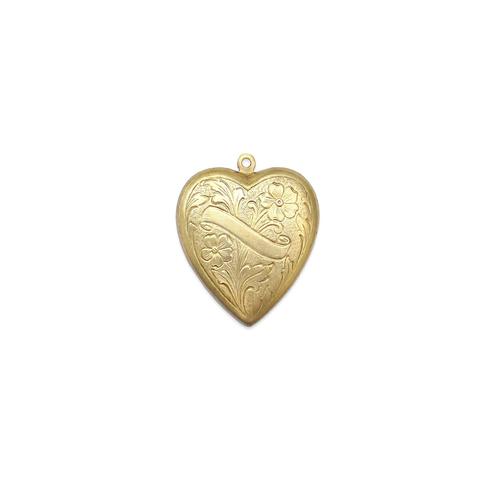 Floral Heart - Item # SG5761R - Salvadore Tool & Findings, Inc.