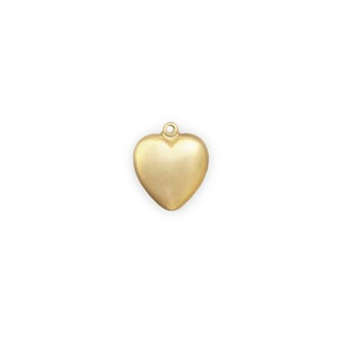 Solid Heart Charm - Item # S5910 - Salvadore Tool & Findings, Inc.