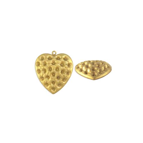 Heart w/ multi stone settings and ring - Item # SG5972R - Salvadore Tool & Findings, Inc.