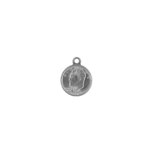 Eisenhower Dollar Coin Charm - Item # S6633-1 - Salvadore Tool & Findings, Inc.