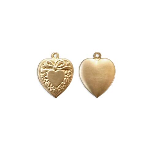 Heart Charm - Item # S6665 - Salvadore Tool & Findings, Inc.