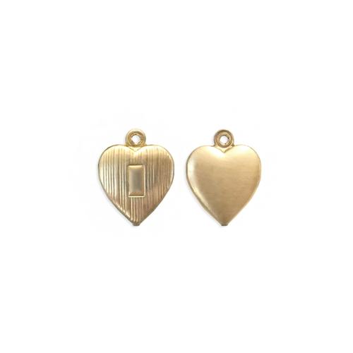 Heart Charm - Item # S6666 - Salvadore Tool & Findings, Inc.