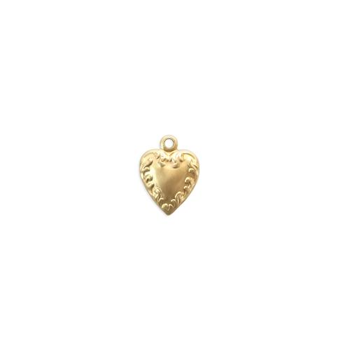 Heart Charm - Item # S6674 - Salvadore Tool & Findings, Inc.