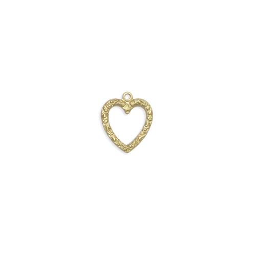 Heart Charm - Item # S6701 - Salvadore Tool & Findings, Inc.
