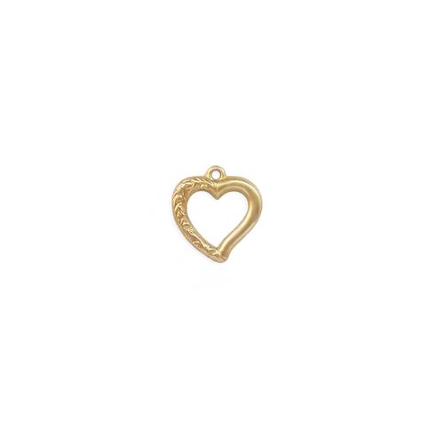 Heart Charm - Item # S6724 - Salvadore Tool & Findings, Inc.