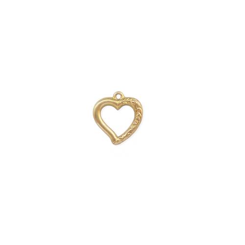 Heart Charm - Item # S6725 - Salvadore Tool & Findings, Inc.