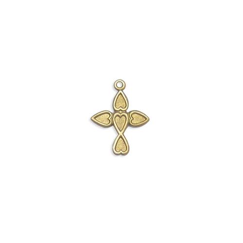 Hearts Charm - Item # S7124 - Salvadore Tool & Findings, Inc.