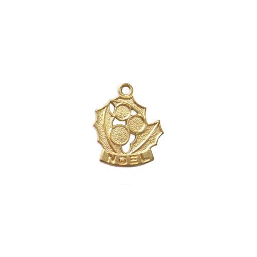 Noel Holly Berry Charm - Item # S7218 - Salvadore Tool & Findings, Inc.