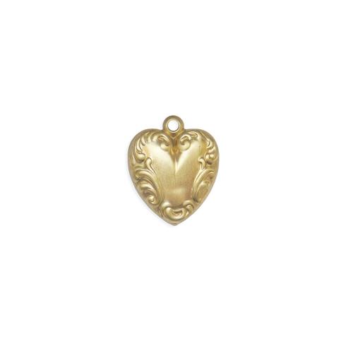 Heart Charm - Item # S7362 - Salvadore Tool & Findings, Inc.