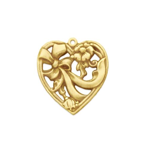 Floral Heart - Item # S7983 - Salvadore Tool & Findings, Inc.