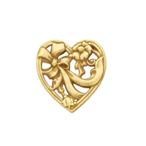Floral Heart - Item # S7984 - Salvadore Tool & Findings, Inc.