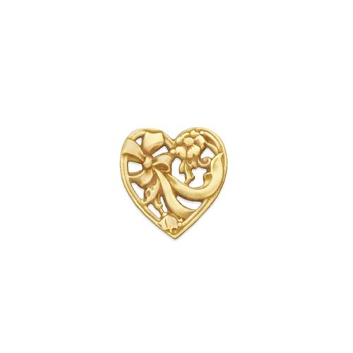 Floral Heart - Item # S7986 - Salvadore Tool & Findings, Inc.