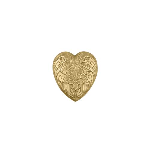 Floral Heart - Item # SG8147 - Salvadore Tool & Findings, Inc.