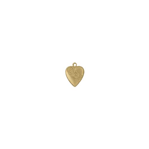 Heart Charm - Item # SG8350R - Salvadore Tool & Findings, Inc.