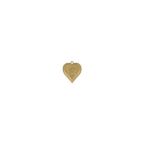 Heart Charm - Item # SG8410R - Salvadore Tool & Findings, Inc.
