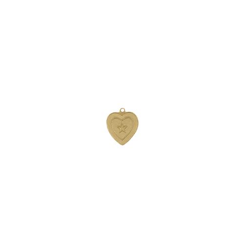 Heart Charm - Item # SG8433R - Salvadore Tool & Findings, Inc.