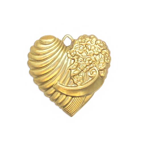 Floral Heart - Item # S8460 - Salvadore Tool & Findings, Inc.