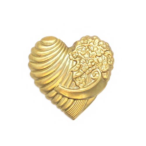 Floral Heart - Item # S8461 - Salvadore Tool & Findings, Inc.