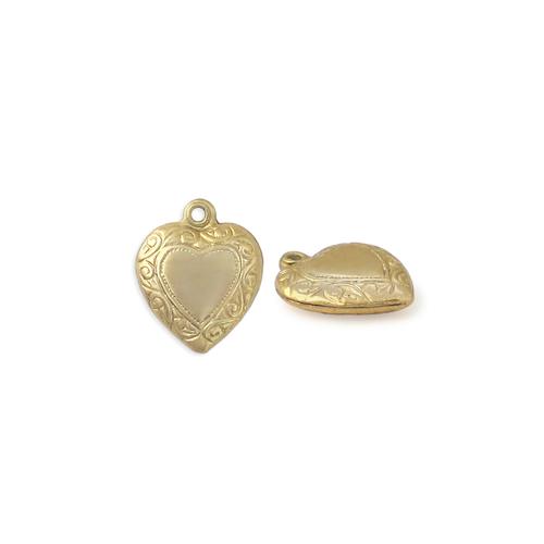 Heart Charm - Item # S8697 - Salvadore Tool & Findings, Inc.