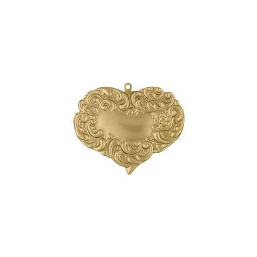 Ornate Heart - Item # SG8756R - Salvadore Tool & Findings, Inc.