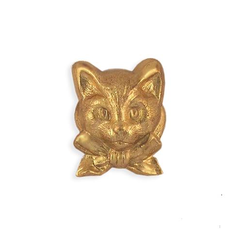 Cat w/bow - Item # F1222 - Salvadore Tool & Findings, Inc.