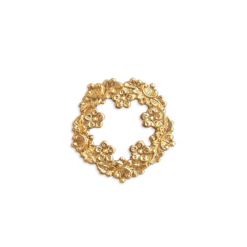 Floral Wreath - Item # FA14281 - Salvadore Tool & Findings, Inc.