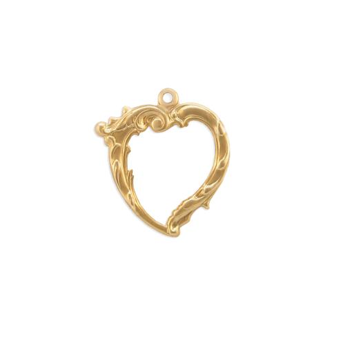 Heart Frame w/ring - Item # FA2222-1 - Salvadore Tool & Findings, Inc.
