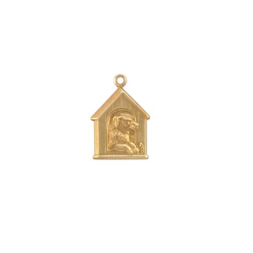 Dog in Doghouse Charm - Item # FA5381 - Salvadore Tool & Findings, Inc.
