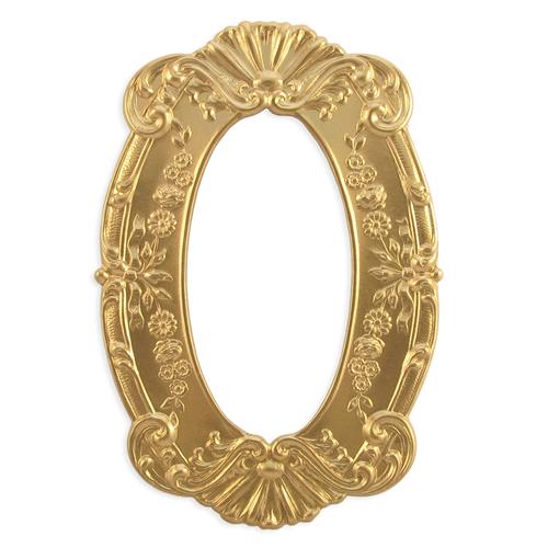 Ornate Floral Frame - Item # FA6574 - Salvadore Tool & Findings, Inc.